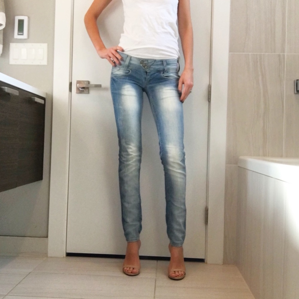 Bershka Denim Low Waist Jeans